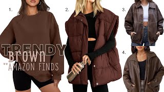 Chocolate Brown Fall Trends 2024  Amazon Finds  LINK IN THE DESCRIPTION [upl. by Arette]