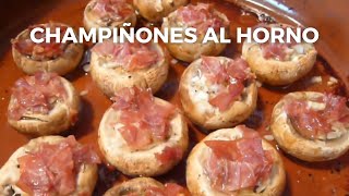 Champiñones al horno  Receta fácil y económica  Muy ricos [upl. by Amimej]