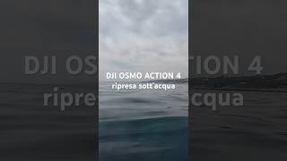 DJI osmo action 4 riprese sott’acquadji [upl. by Novets911]