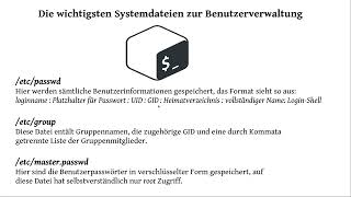 FreeBSD  Grundlegende Systemadministration Teil 4 Benutzer und Gruppen [upl. by Jarrid]