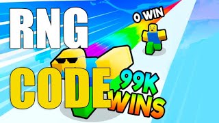 🍀RNG RACE CLICKER CODES ROBLOX [upl. by Erimahs]