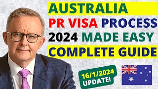 Australia 2024 PR Visa Process Made Easy  Australia PR Process [upl. by Nimzzaj904]