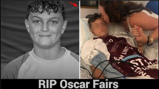 Oscar Fairs Dies West Ham Uniteds U15 player Oscar Fairs has passed away [upl. by Hyozo]