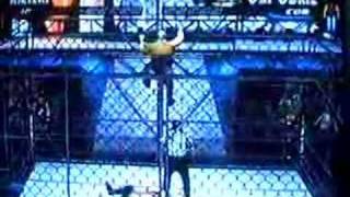 Rikishi Superfly splash from the top of the cage [upl. by Aguste146]