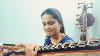 Sangeetha Swarangal  Azhagan  Maragathamani  Veena Cover [upl. by Ocsirf]