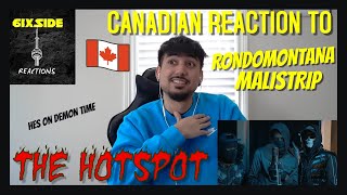 MaliStrip RondoMontana  The Hotspot LTSJ Music Video  PacmanTV  CANADIAN REACTION [upl. by Essie515]