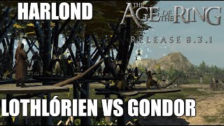 AotR 831 mod  How To Play Lothlórien vs Gondor [upl. by Navaj]