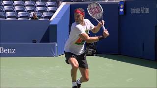 Tennis One Handed Backhand Slow Motion Compilation [upl. by Cochrane]