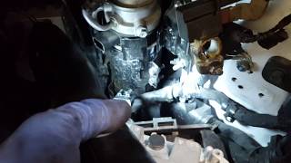 Kia Carens 17 Diesel Fuel filter location removal and replacement [upl. by Rech750]