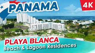 4K 🇵🇦 Explore Panamas Playa Blanca Stunning Beach amp Lagoon Residences [upl. by Ramoh453]