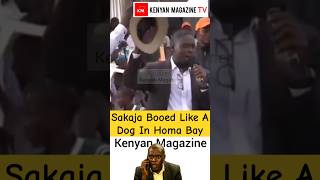 See How Nairobi Governor Sakaja was Booed in Homa Bay during Gladys Wanga homecoming [upl. by Tupler]