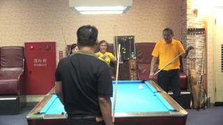 趙豐邦  周婕妤 VS Efren Reyes  Francisco Bustamante [upl. by Harrow]