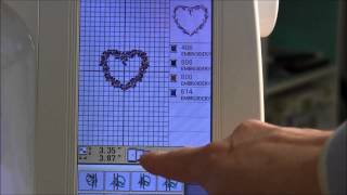 Machine Embroidery  Loading A Pattern Design [upl. by Hollyanne402]