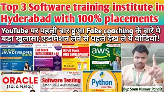 Top Software Training institute of Hyderabad  Naresh IT  DurgaSoft  jspiders  Satya  Ameerpet [upl. by Nibla]