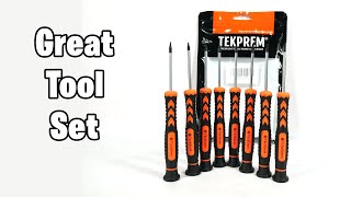 Tekprem Torx Screwdriver Set Review [upl. by Asiat249]