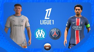 Olympique Marseille X PSG  Ligue 1 McDonalds  4K  PS5™ [upl. by Edobalo641]