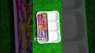 Dairy Milk Snickers KitKat Wafer Chocolate Kinder Joy Cookies amp Milkshake Lunch Box Ideas 🥰 😋 [upl. by Neukam357]