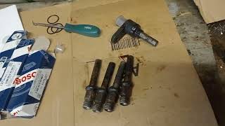 Volvo 740 kjet K Jetronic Injector replacement Plus belt tightening MOT news [upl. by Ivar]