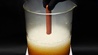 Vaporizing a hot dog in acid [upl. by Elumas]