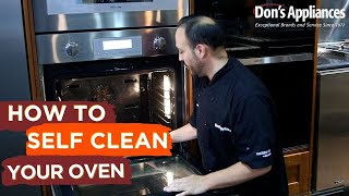 How to SelfClean an Oven  Wall Oven Tips amp Tricks [upl. by Ettennad]