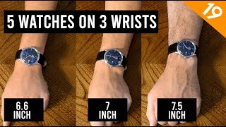 Watch Size vs Wrist Size  How to choose the right watch size  Ep 19 [upl. by Clareta]