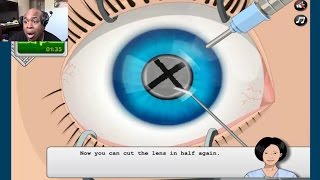 I WOULD RATHER DIE THEN HAVE THIS DONE TO ME  Eye Surgery Simulator [upl. by Artimid461]