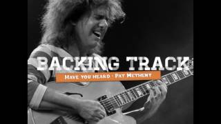 Have you heard  Pat Metheny backing track [upl. by Ybbed]