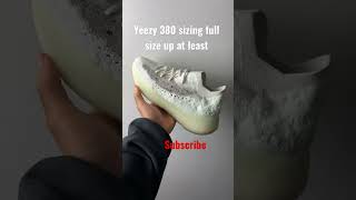 Yeezy 380 calcite glow sizing advice on Yeezy day yeezyday [upl. by Lessard]