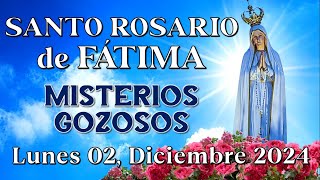 🔵SANTO ROSARIO EN ESPAÑOL MISTERIOS GOZOSOS Diciembre 02 2024 [upl. by Irdua]