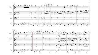 Por Una Cabeza  for String Quartet Sheet Music [upl. by Dlnaod]