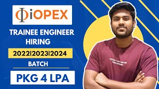 Iopex hiring 2024 trainee engineer  Iopex hiring 2022  2023  2024 batch  Iopex hring [upl. by Charlean]