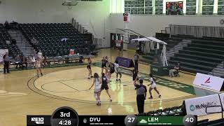 Le Moyne College Womens Basketball vs DYouville University Highlights 12192022 [upl. by Aicia]