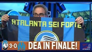 FESTA ATALANTA TRIS AL MARSIGLIA E VOLA IN FINALE DI EUROPA LEAGUE [upl. by Nynnahs]