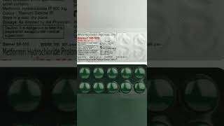 Diamet SR 500 Tablet uses side effects and doses in Hindi shots [upl. by Reeves]