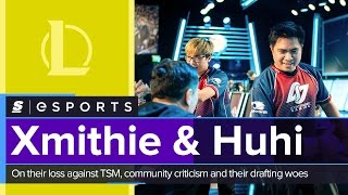 CLGs Xmithie and Huhi break down their loss to TSM community criticism and their drafting woes [upl. by Xilef829]