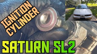 How to replace the ignition lock cylinder on a 2000 Saturn SL2 [upl. by Cormick646]