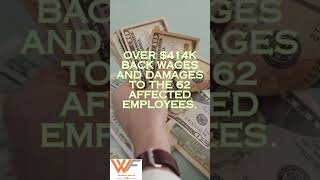 414K Wages Recovered shorts news wages overtime [upl. by Harrell]