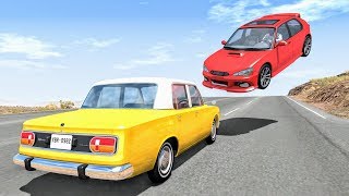 High Speed Traffic Crashes 6  BeamNG Drive  CrashBoomPunk [upl. by Tiertza]