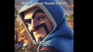 Clash Royale Wizard Sounds [upl. by Macomber]