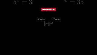 Any Guess ⭐⭐ maths trending shorts exponential puzzle [upl. by Abeh616]