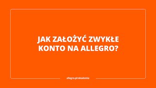 Jak założyć konto na Allegro [upl. by Farlie]