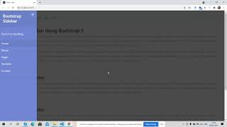 Reactjs Bootstrap 5 Popup Sidebar Template Working Demo [upl. by Nalehp589]