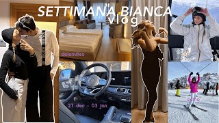 SETTIMANA BIANCA IN TRENTINO  vlog pinzolo spa skiing food love amp more 🎿☃️❄️ [upl. by Burnley]