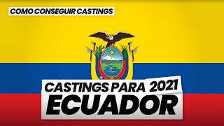 3 FORMAS de ENCONTRAR CASTINGS en ECUADOR 🇪🇨 2021 [upl. by Minnaminnie29]