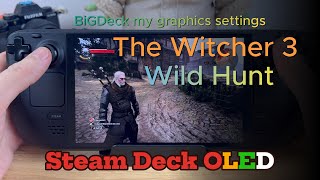 The Witcher 3 Wild Hunt Settings on Steam Deck OLED  Optimized for Performance [upl. by Bohi]