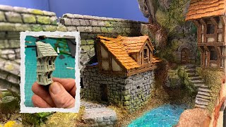 River Terrain Painting and Miniature Building 10mm Scale  Craghouse  Undercrag Ep 15 [upl. by Milano]