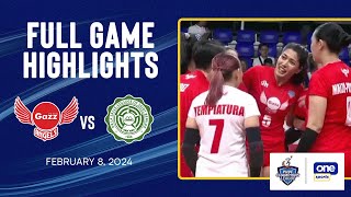 Petro Gazz Angels vs CSB Lady Blazers highlights  2024 PNVF Champions League – Feb 8 2024 [upl. by Nnyltiak]