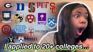 COLLEGE DECISION REACTIONS 2022  Ivies Stanford MIT USC UChicago  more 16 year old edition [upl. by Otrebogir]