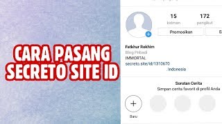 Cara pasang Secreto site id [upl. by Sender]