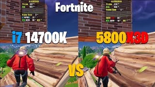 i7 14700K VS 5800X3D  Fortnite Performance Mode [upl. by Quar78]